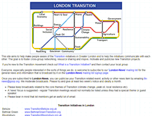 Tablet Screenshot of london-transition.org.uk